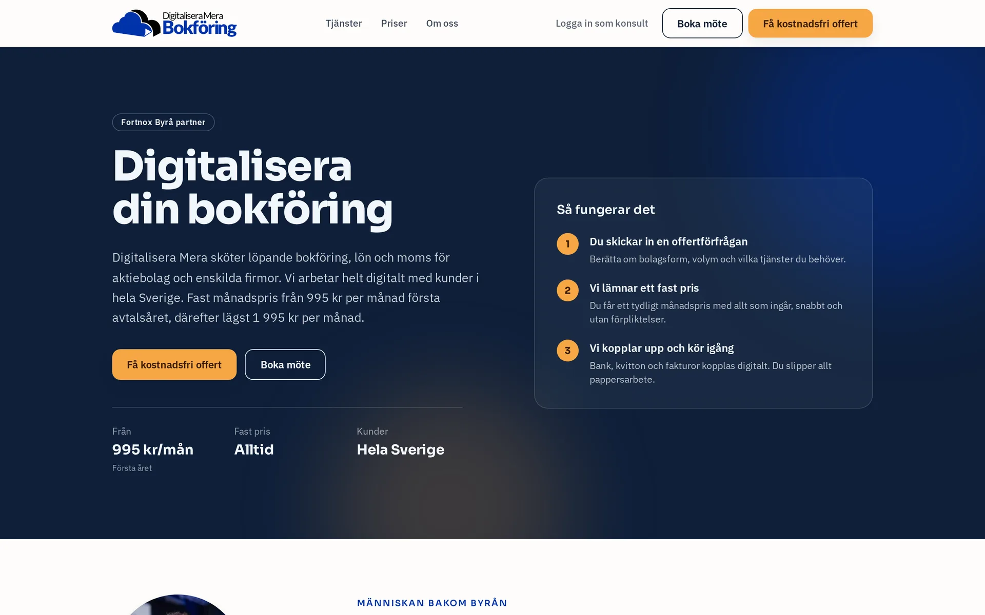 The digitaliseramera.nu home page